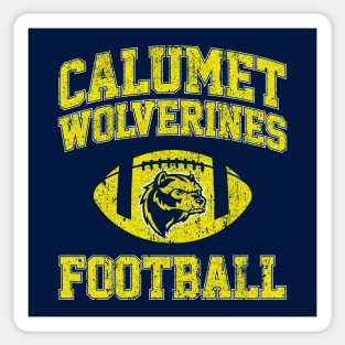 Calumet Wolverines Football Sticker